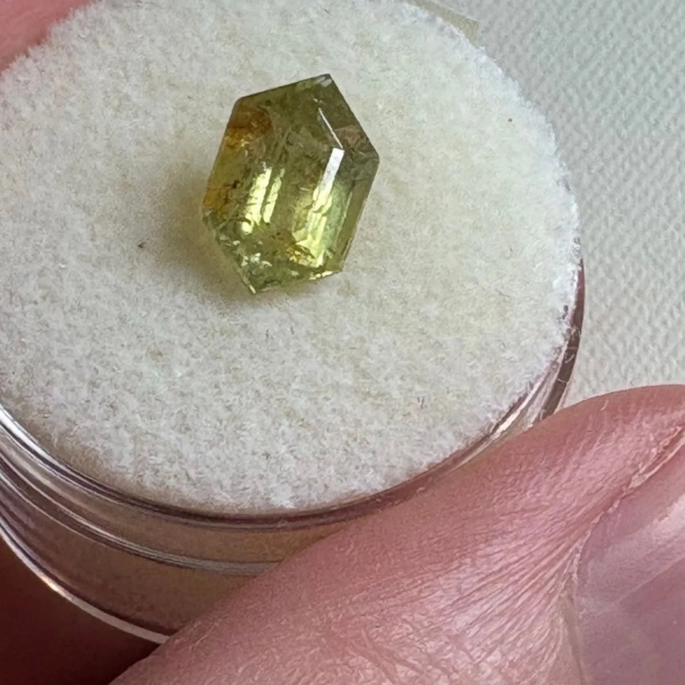 Natural Yellow Green Garnet 2.56ct